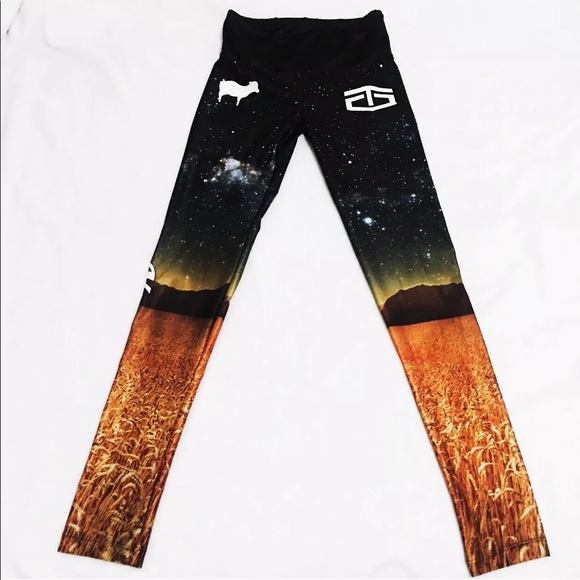 Goldsheep Kansas Galaxy Leggings Small - Picture 2 of 9